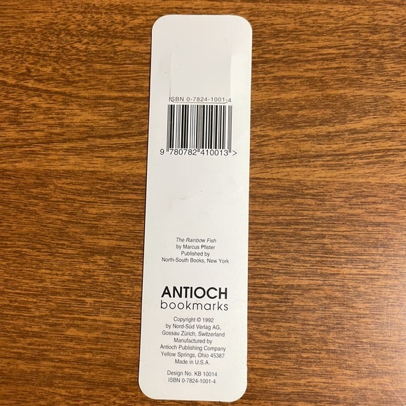 Vintage 1992 Rainbow Fish Bookmark “Sharing” - Picture 3 of 3